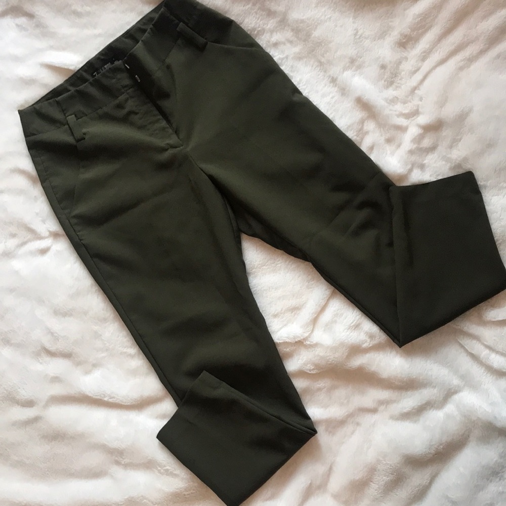 7th avenue new york and company hunter green pockets ankle cut